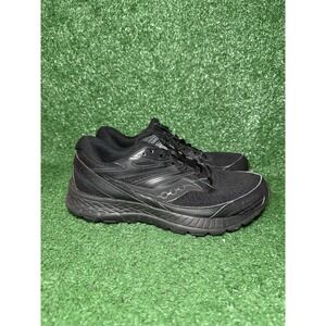 Saucony Mens Size 8.5 Cohesion 13 Black Running Shoes Comfort Casual Sneakers